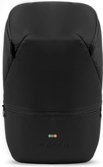 Monnq - Rugzak - Rugtas - Schooltas met laptopvak Jeronimo Schooltas 15,6 inch Laptoprugzak Black