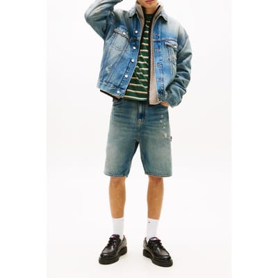 Tommy Hilfiger Theo Oversized Trucker Denim Medium Größe: S | Jeansjacken Outlet | Herren | Blau