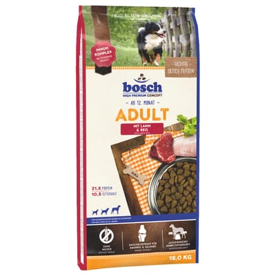 2x15kg bosch Adult Lam & Rijst Hondenvoer