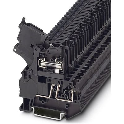 Phoenix Contact 3039890 Zekering-serieklem 6.2 mm Spanveer Grijs 50 stuk(s)
