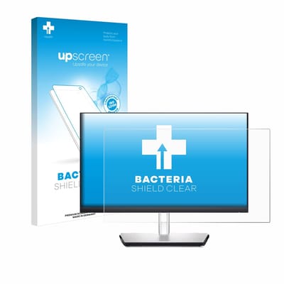 upscreen - Screenprotector voor Dell P2424HT - Folie Beschermfolie transparant antibacterieel