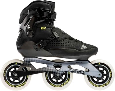 Skates - Inline skates - Sportief skaten - Composiet materiaal - 110 mm wielen - Grijs