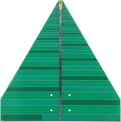Log Periodieke Antenne - Ultra Wideband Printplaat - Signaal Ontvangst - Breed Frequentiebereik - 600-6000 MHz - Groen