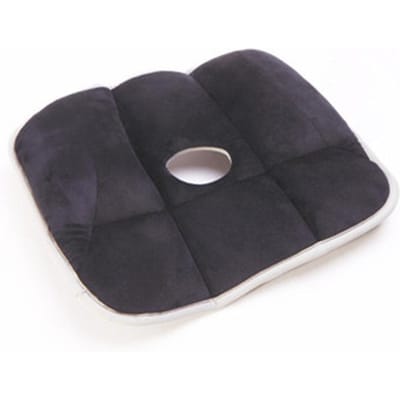 Coussin de hanche embellissant Chauffant Thérapie Massage Coussin Vibrateur Électrique Siège pour Rehaussement des Fesses et Relaxation de la Colonne Vertébrale noir