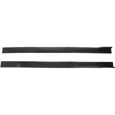 6 PIÈCES Jupe Latérale de Voiture Motif Fibre de Carbone Type 3 Sections Ailettes Diffuseurs Universel 2 M/6.56 FT gray