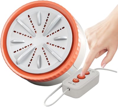 Mini Wasmachine - Apparaten Wassen - Delicate Stoffen Reinigen - Ruimtebesparend Draagbaar - Compact Formaat - Oranje