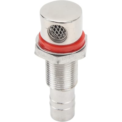 Ventilation de réservoir de carburant à gaz en acier inoxydable, antirouille, résistant à la chaleur, robuste, fiable, pour bateau, diamètre intérieur de 5/8 pouce white