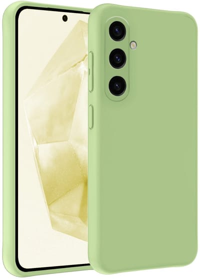 Hoesje - Geschikt voor Samsung Galaxy A36 - Sterk & Shockproof - Hoes Cover - Siliconen Case - Telefoonhoesjes - Groen