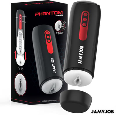 JAMYJOB - PHANTOM AUTOMATIC VAGINA MASTURBATOR 5 SUCTION AND THRUST MODES