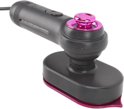 Elektrisch Mini Stoomstrijkijzer met Draaibare Handgreep en Lichtgewicht ontwerp - 60 Ml Watertank - Nat en Droog Gebruik - Reisstrijkijzer voor Kleding - Hittepers Doe-het-zelf