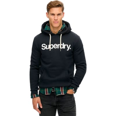 Superdry - Hoodie met Core-logo - Heren - Hoodies