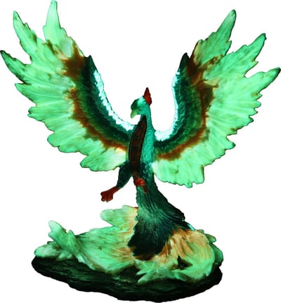 Aqua Della Dia De Los Muertos Feniks - Aquarium - Ornament - 16.8x7.3x17.4 cm