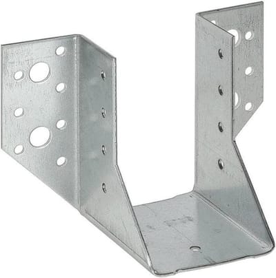 Balkschoen Type A - Verbindingshoek - Houtverbinding maken - Verzinkt staal - 60/100 mm - Zilverkleurig