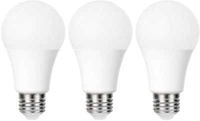 3 Pack - E27 Day/Night Auto Sensor LED Lamp, 5000K, 4,8W, 470 Lumen, non dimmable