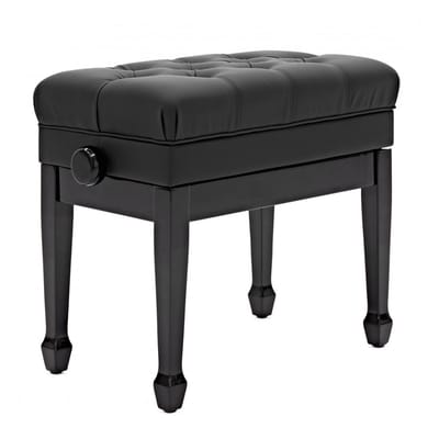 Premium Piano Stool with Storage by Gear4music