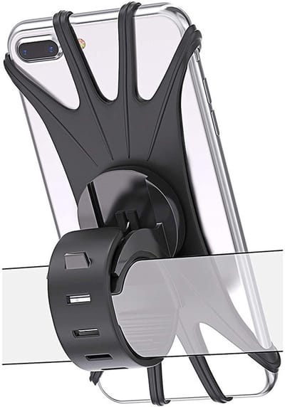 Telefoonhouder fiets - Smartphone Telefoon houder - Universeel - Motor - Fiets - Kinderwagen - 360° draaibare beugel - Fietsaccessoires