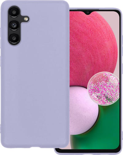 Hoesje Geschikt voor Samsung Galaxy A13 5G - Sterk & Shockproof - Hoes Cover - Siliconen Case - Lila