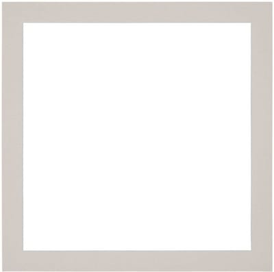 Passe-Partout Fotomaat 30x30 cm - Lijstmaat 35x35 cm - Grijs Graniet - Museumkarton - Fotolijst niet inbegrepen