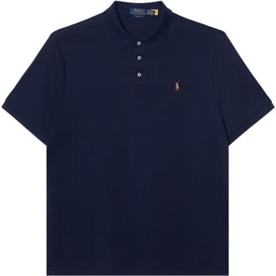 Polo Ralph Lauren Polo Uni Brodé Logo Coupe Slim Manches Courtes Homme hauts Bleu Marine 710832748-006 S blue