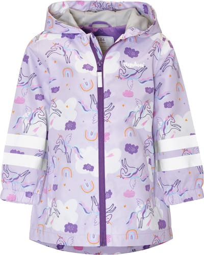 Playshoes - Regenjas - Unicorns - Eenhoorn - Paars - Maat 80
