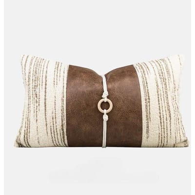 30X50CM Beige Sierkussenhoes Moderne Lichte Luxe Homestay Taillekussenhoes Decor Huis Decoratieve Kussensloop 30x50cm