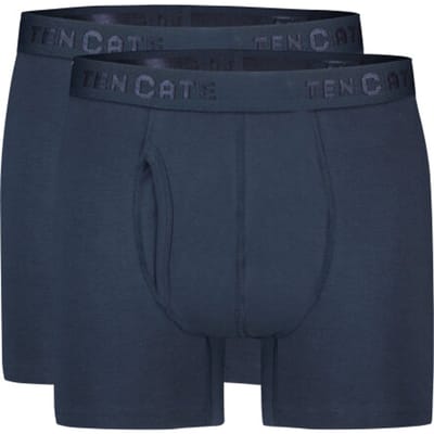 Ten Cate Basics shorts met gulp navy 2-pack voor Heren | Maat S