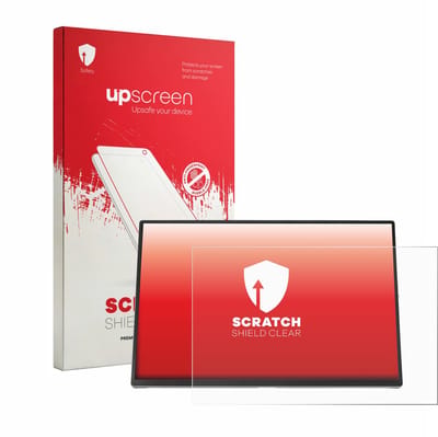 upscreen - Screenprotector voor ASUS ZenScreen OLED MQ16FC - Folie Beschermfolie transparant