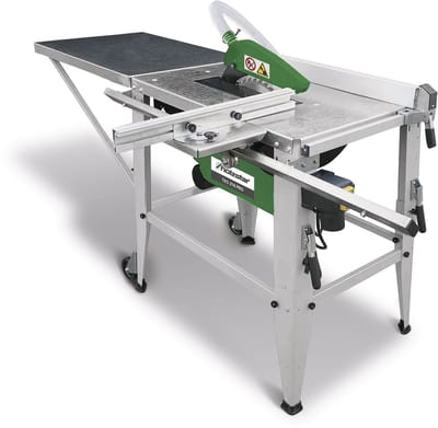 Universele mobiele precisie zaagtafel voor hout zaaghoogte 90 mm 2,2 kW 230V incl. cirkelzaagblad dia. 315 mm Holzstar TKS316PRO 230V