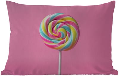 Buitenkussens - Tuin - Lolly - Roze - Snoep - Zoet - 50x30 cm
