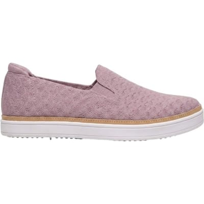 Skechers Coast Drive-loafers met structuur voor dames (Roze)