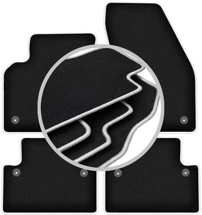 CARLUX-SILVER automatten voor: Volvo V50 stationwagen (2004-2012)