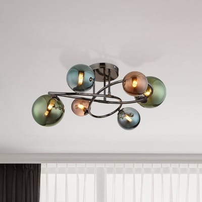 Plafondlamp RIHA ø65CM 3.50 Watt G9 Matt grijs 6-Lichts