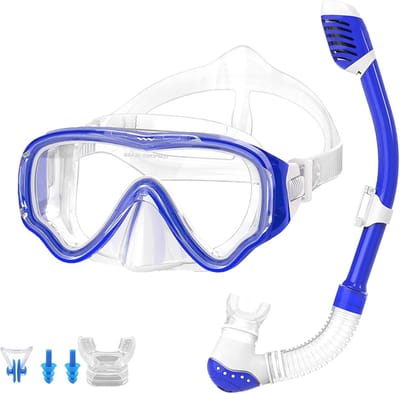 Snorkelset voor kinderen van 4-12 jaar - Duikmasker en snorkel voor onderwateravonturen