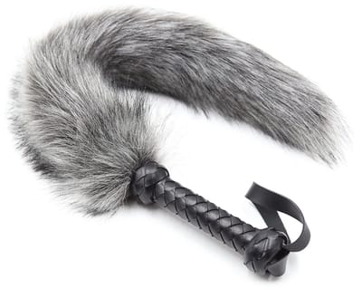 Smart Moves - Vossenstaart Flogger - 62cm - Grijs