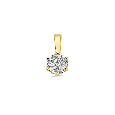 9K Geelgouden 9k hanger zirkonia 9 mm - 8000273
