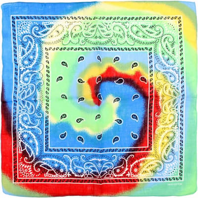Fako Fashion - Paisley Bandana - Tie Dye Swirl - Multicolor - Meerkleurig - Print 3