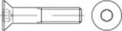 TOOLCRAFT 401635 Verzonken schroeven M3 30 mm Binnenzeskant (inbus) DIN 7991 ISO 10642 RVS 100 stuk(s)