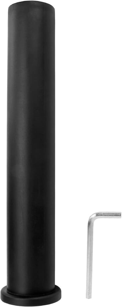 JHUBERS - Zwarte Barbell Adapter Sleeve - Antislip - Duurzaam - 50mm - Gewichtheffen - Fitness Center - 303mm