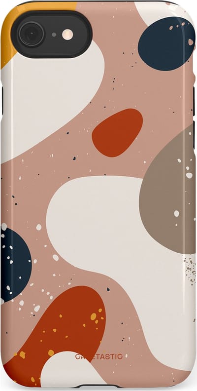 Casetastic Hoesje Geschikt voor Apple iPhone 7/8/SE - Stijlvolle Beschermende Duo-layer Case - Terravibe
