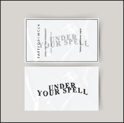 Tijdelijke tattoo under your spell | Neptattoo volwassenen | Tijdelijke tattoo voor volwassenen | Temporary tattoo | Plaktattoos voor volwassenen | Neptattoos | Probeer zorgeloos een tattoo | tattforaweek