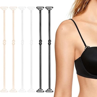3 paar - verstelbare vervangende bh-bandjes - elastische bh-bandjes voor vrouwen - verwijderbare lingeriebandjes - jurkbandjes voor strapless jurk - 42 cm (3 kleuren)