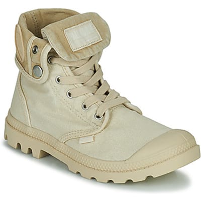 Palladium Pampa hi Veterschoenen beige Canvas - Dames - Maat 36