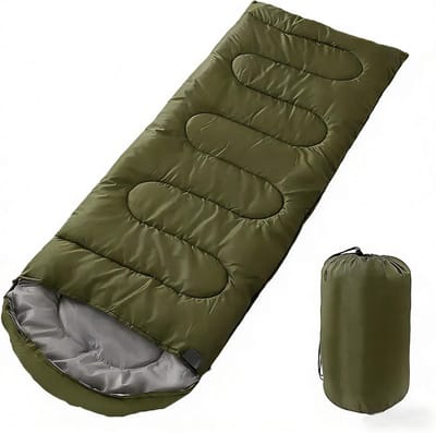 SNZ Slaapzak voor volwassenen en kinderen, 4 seizoenen, camping, slaapzak, waterdicht, ademend, ultralicht met draagtas, voor zomer, lente, herfst, winter, outdoor, reizen, trekking