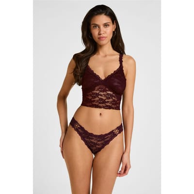 Hunkemöller Hoog Uitgesneden Brazilian Aveline Paars
