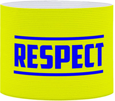Aanvoerdersband "Respect | Geel" - Maat XS