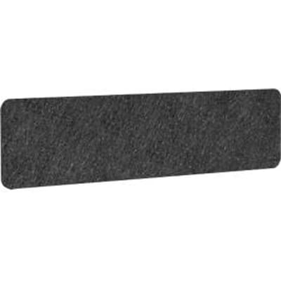 Akoestische tafelafscheiding AKUSTIX Vario Eco, geluidsabsorptieklasse B, dikte 12 mm, zonder klemmen, B 1600 x H 400 mm, PET-vilt, antraciet