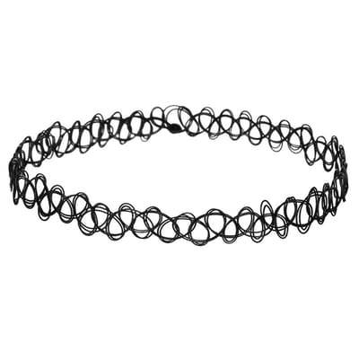 Jomide Choker Tattoo - Zwart - 25 cm