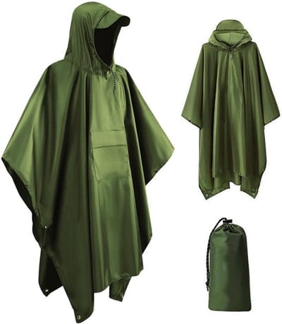 Herbruikbare waterdichte poncho Dailygoody