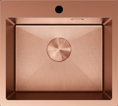 Mexen Solix roestvrijstalen spoelbak 1-kamer 500 x 450 , koper HC - 6402501000-65HC