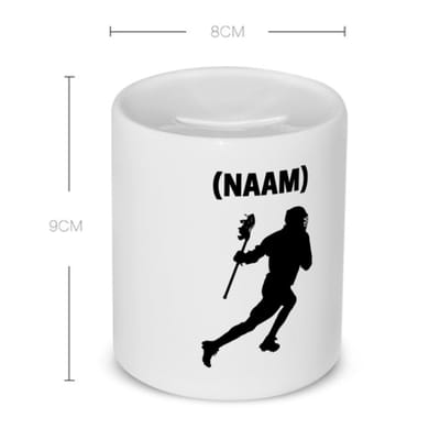 Akyol - lacrosse met eigen naam Spaarpot - Sport - lacrosse - sport - 350 ML inhoud